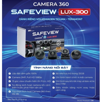 Camera 360 Safeview LUX-300 dành riêng Volkswagen