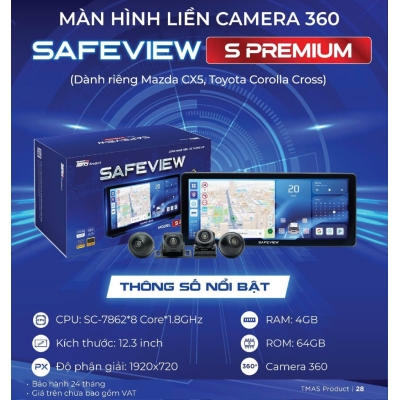 Màn hình liền Camera 360 Safeview Spremium 360