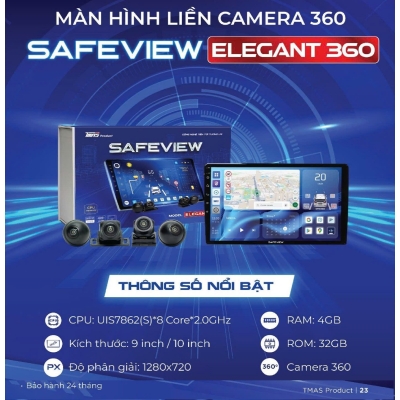 Màn hình liền Camera 360 Safeview Elegant 360